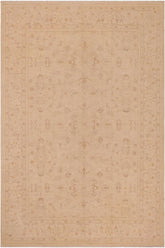 handmade Traditional Kafkaz Beige Lt. Brown Hand Knotted RECTANGLE 100% WOOL area rug 9 x 12